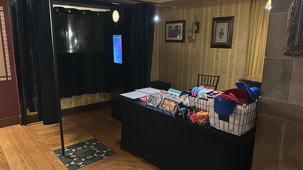 Lyrical Lens photo booth at Society Room in Hartford Connecticut